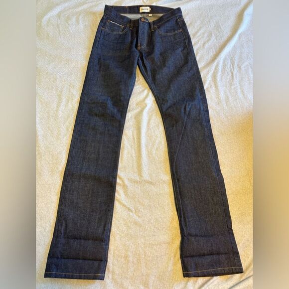 Taylor Stitch Size 31 Slim Jeans Rigid Organic blue Men Used - Picture 3 of 6